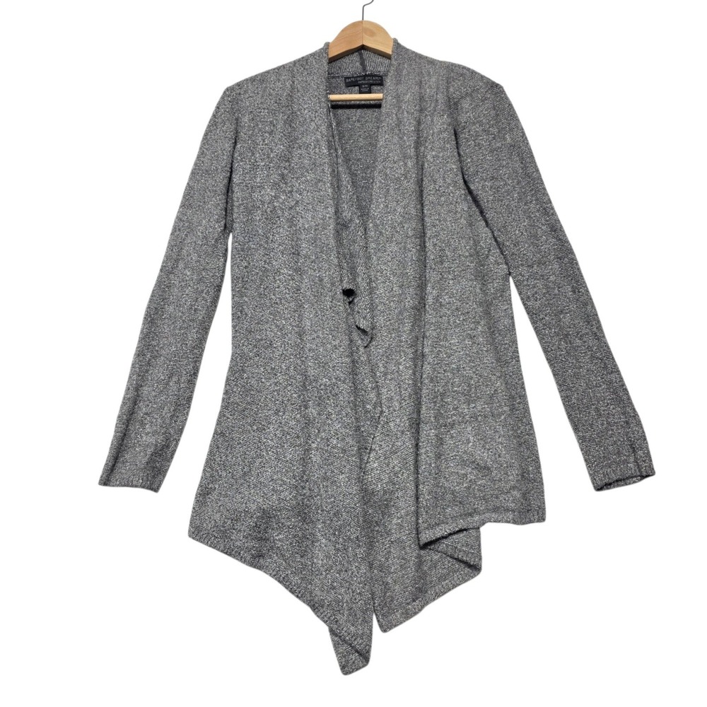 Barefoot Dreams Cardigan Women S/M Gray Bamboo Chic Lite Circle Drape 436